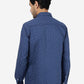 Blue Printed Smart Fit Semi Casual Shirt | Greenfibre