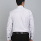 White Printed Regular Fit Formal Shirt | JadeBlue