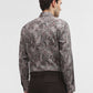 Green & Brown Printed Slim Fit Party Wear Shirt | Greenfibre