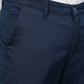 Navy Blue Solid Neo Fit Casual Trouser | Greenfibre