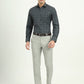 Teal Green Checked Slim Fit Formal Shirt | Greenfire