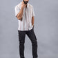 Grey Striped Slim Fit Casual Shirt | JadeBlue