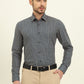 Blue Printed Slim Fit Party Wear Shirt | Wyre