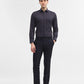 Blue & Maroon Striped Slim Fit Formal Shirt | Greenfibre