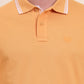 Mustard Solid Slim Fit Polo T-Shirt | Greenfibre