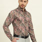 Multicolor Printed Slim Fit Party Wear Shirt | Wyre