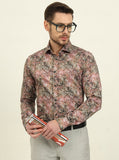 Multicolor Printed Slim Fit Party Wear Shirt | Wyre
