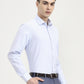 Blue Checked Regular Fit Formal Shirt | Greenfibre
