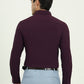 Wine Solid Slim Fit Party Wear Shirt | Greenfibre