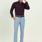 Wine Solid Slim Fit Party Wear Shirt | Greenfibre