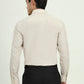 Beige Solid Slim Fit Formal Shirt | Greenfire