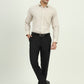 Beige Solid Slim Fit Formal Shirt | Greenfire