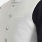 Grey Solid  Waistcoat | Greenfibre