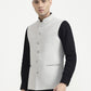 Grey Solid  Waistcoat | Greenfibre