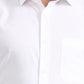 White Solid Slim Fit Formal Shirt | Greenfibre