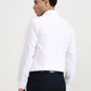 White Solid Slim Fit Formal Shirt | Greenfibre