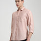 Orange Solid Slim Fit Casual Shirt | Greenfibre