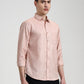 Orange Solid Slim Fit Casual Shirt | Greenfibre