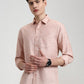 Orange Solid Slim Fit Casual Shirt | Greenfibre
