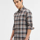 Black Checked Slim Fit Casual Shirt | Greenfibre