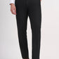 Black Solid Slim Fit Formal Trouser | Greenfibre