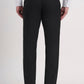 Black Solid Slim Fit Formal Trouser | Greenfibre