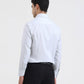 Light Grey Solid Slim Fit Formal Shirt | Greenfibre