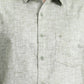 Green Solid Slim Fit Casual Shirt | Greenfibre