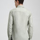 Green Solid Slim Fit Casual Shirt | Greenfibre