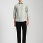 Green Solid Slim Fit Casual Shirt | Greenfibre