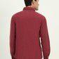 Maroon Printed Slim Fit Casual Shirt | Greenfibre