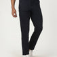 Navy Blue Solid Neo Fit Casual Trouser | Greenfibre