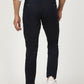 Navy Blue Solid Neo Fit Casual Trouser | Greenfibre