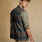 Blue Printed Waistcoat | Greenfibre