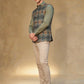 Blue Printed Waistcoat | Greenfibre