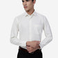 Cream Solid Slim Fit Formal Shirt | Greenfibre
