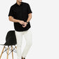 Black Solid Smart Fit Semi Casual Shirt | Greenfibre