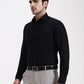 Black Solid Slim Fit Party Wear Shirt | Greenfibre
