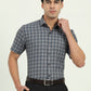 Grey Solid Regular Fit Formal Shirt | Greenfire