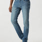 Light Blue Washed Slim Fit Jeans | Greenfibre