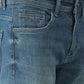 Light Blue Washed Slim Fit Jeans | Greenfibre