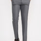 Grey Solid Super Slim Fit Formal Trouser | Greenfibre