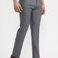 Grey Solid Super Slim Fit Formal Trouser | Greenfibre
