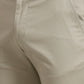 Light Grey Pista Solid Super Slim Fit Casual Trouser | Greenfibre