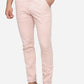 Peach Solid Neo Fit Casual Trouser | Greenfibre