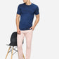 Peach Solid Neo Fit Casual Trouser | Greenfibre