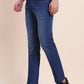 Light Denim Blue Solid Narrow Fit Jeans | Greenfibre