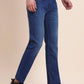 Light Denim Blue Solid Narrow Fit Jeans | Greenfibre