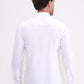 White Solid Slim Fit Casual Shirt | Greenfibre