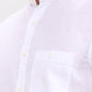 White Solid Slim Fit Casual Shirt | Greenfibre